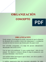 Organización: Concepto