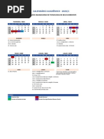 Calendario Academico 01/2023 Faculdade Anhanguera