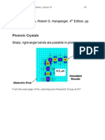 Lecture 14 Bend Loss and Photonic Crystals