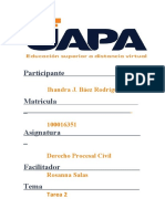 Ihandra Báez-Tarea 2-Derechos Procesal Civil IV