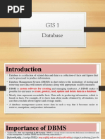 GIS 1 Database