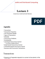 Lecture 3 - Concurrency Control and Fault Tolerance