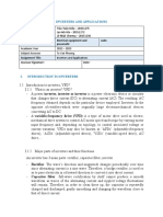 Inverters and Applications - Requirements of The Final Report