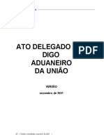 Codigo Aduaneiro Uniao Ato Delegado