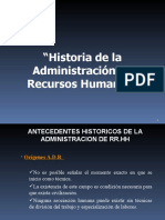 Historia y Deafio de Los RH