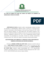 Ação Revisional de Alimentos (Redução) - JO SÉ RAFAEL DA SILVA