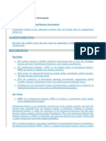 Week 5 - 6 The International Business Environment and The Factors Affecting It