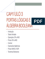 Capitulo 3 Portas Logicas e Algebra Booleana