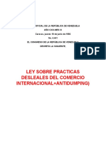 Ley Sobre Practicas Desleales 1992