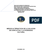 Medios Alternativos Solucion de Conflictos y La Diversidad Cultural 2022