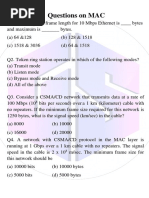 Questions On MAC Property