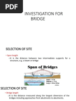 Lesson No. 2 - Investigations For Bridge