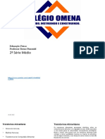 2º Série Médio: Educação Física Professor Breno Pimentel