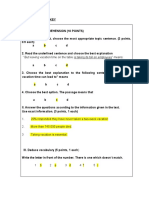 Reading and Listening Answer Key