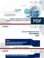 Curso Calificacion y Validacion en La Industria Farmaceutica Parte 2 2022 11 09 Final 1