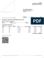 Recibo N.º RE M/17: Recebemos A Quantia de 10.000,00 (Dez Mil Euros)