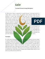 Vacuum Pressure Swing Adsorption