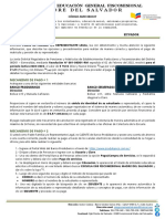 Mecanismos para Pago de Matrícula y Pensión Período Lectivo 2022 - 2023