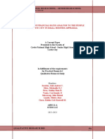 The Effect of Finacial Ratio Analysis To The People of Cavite City in Small Business Appraisal