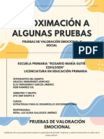 EQUIPO 5. Aproximación A Algunas Pruebas