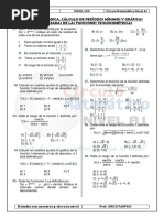 Función Periódica, Cálculo de Períodos Mínimos y Gráficas Generalizadas de Las Funciones Trigonométricas.