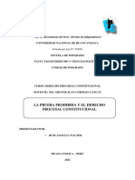 La Prueba Prohibida en El Proceso Constitucional - Wra