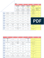 Horario Calendario Semanal