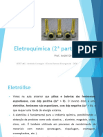 Aula - Eletroquímica - Eletrólise