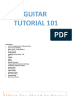 Guitar Tutorial 101