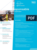 Prod15 - Responsable Logistique