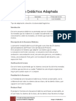 Secuencia Didáctica Adaptada de Victoria