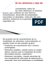 Estabilidad de Los Alimentos y Tipos de Alteraciones