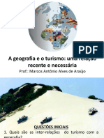 A Geografia e o Turismo