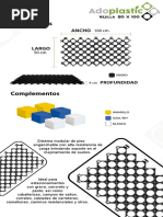 Ficha Técnica Adoplastic Rejilla Rectangular