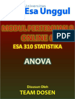 Modul Esa310 P8-Ol6 Anova