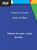 CADERNO - Artes de Rua