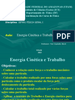 Aula 9 Trabalho e Energia