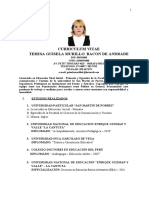 Curriculum Documentado Axuliar