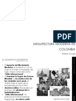 XI. ARQUITECTURA MODERNA Colombia 