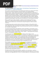 Historia de La Alimentación Del Ser Humano