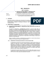 N-Pry-Car-10-03-001-21 Proyecto de Señalamiento y Dispositivos de