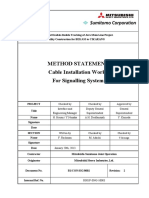 0001.SIG Method Statement - Cable Installation (Engineer Rev.1 Nov 14th)