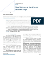 Performance of Male Midwives in The Different Hospitals and Clinics in Kalinga