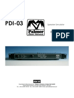 Palmer PDI-03 Manual