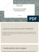 Advocaciones Virgen Maria 6º Primaria