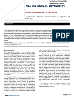 Impact of Via On Signal Integrity