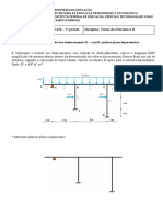 TE II - Atividade 7 - Método Dos Deslocamentos II - Caso 0 - Pórtico Plano Hiperestático