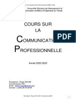 Cours Integral Sur La Communication Professionnelle