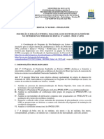 Edital 01-2023 - Ppgel-Ufpi Inscrição e Seleção Interna para Bolsa de Doutorado Sanduíche No Exterior