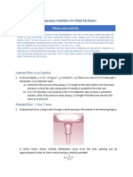 Laminar Flow in An Annulus